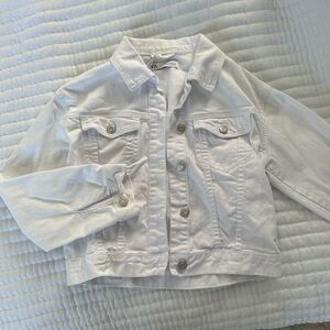 Size XS white denim jacket from Zara